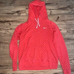 Coral nike sweatshirt